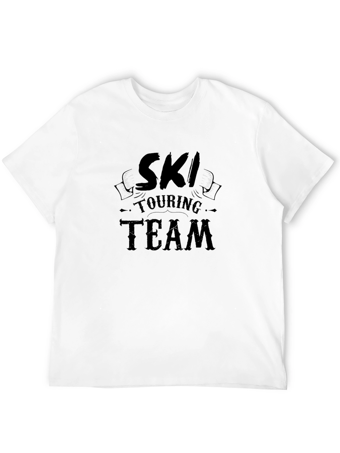 Ski Touring Team Black Graphic Tee