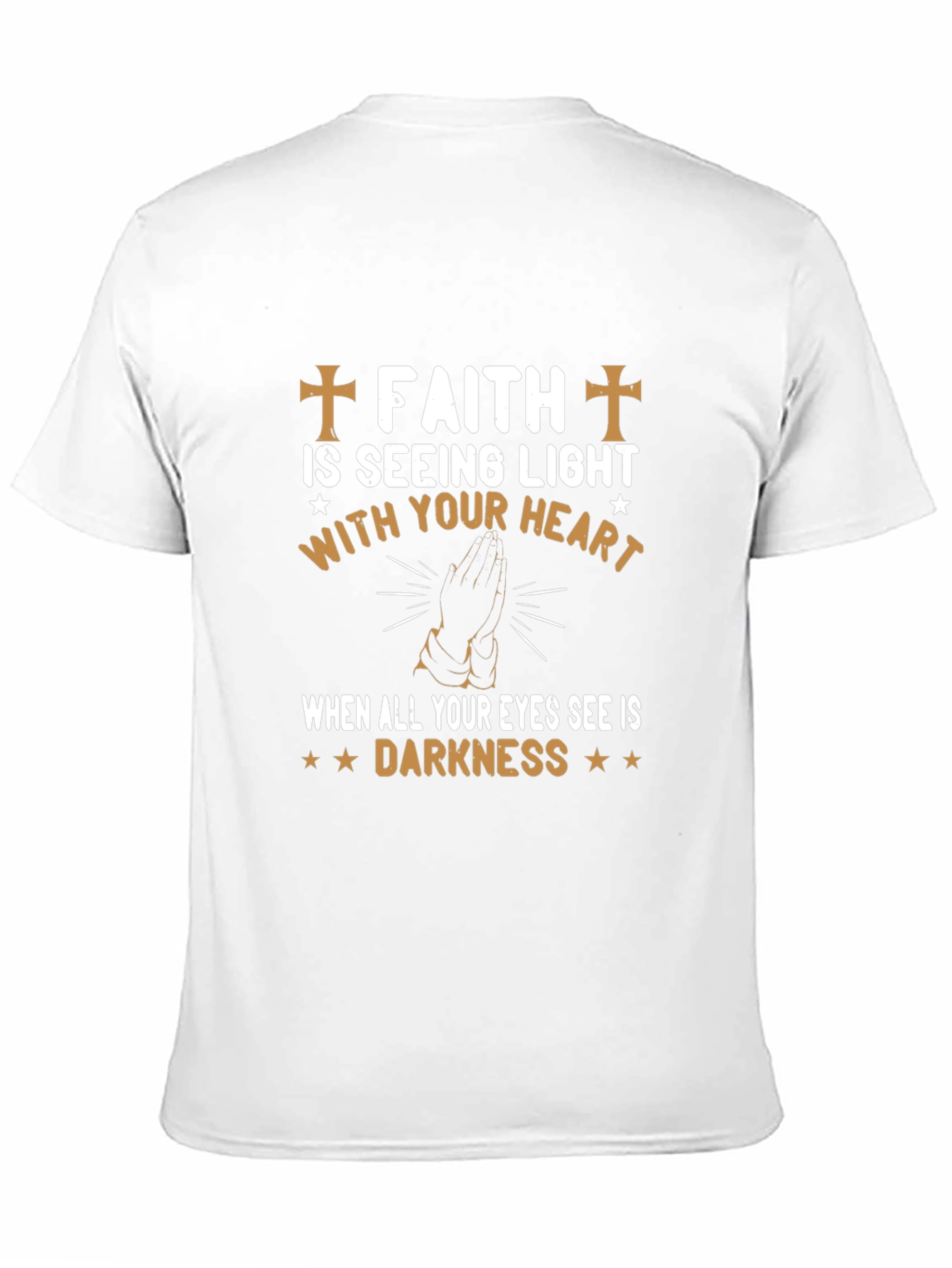 Faith Over Darkness Graphic T-Shirt