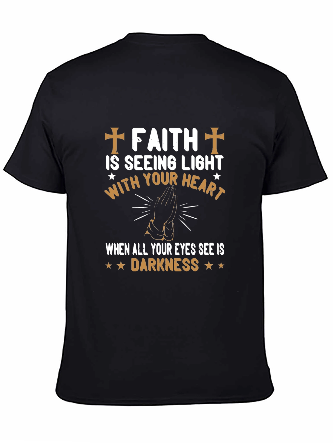 Faith Over Darkness Graphic T-Shirt