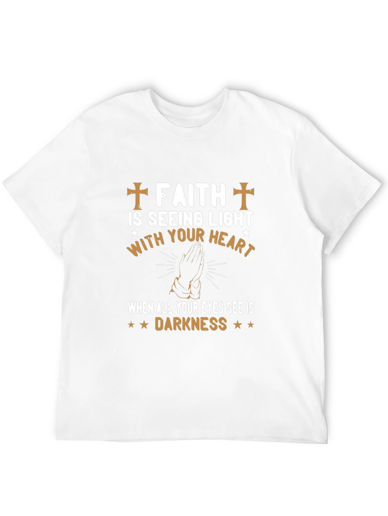 Faith Over Darkness Graphic T-Shirt