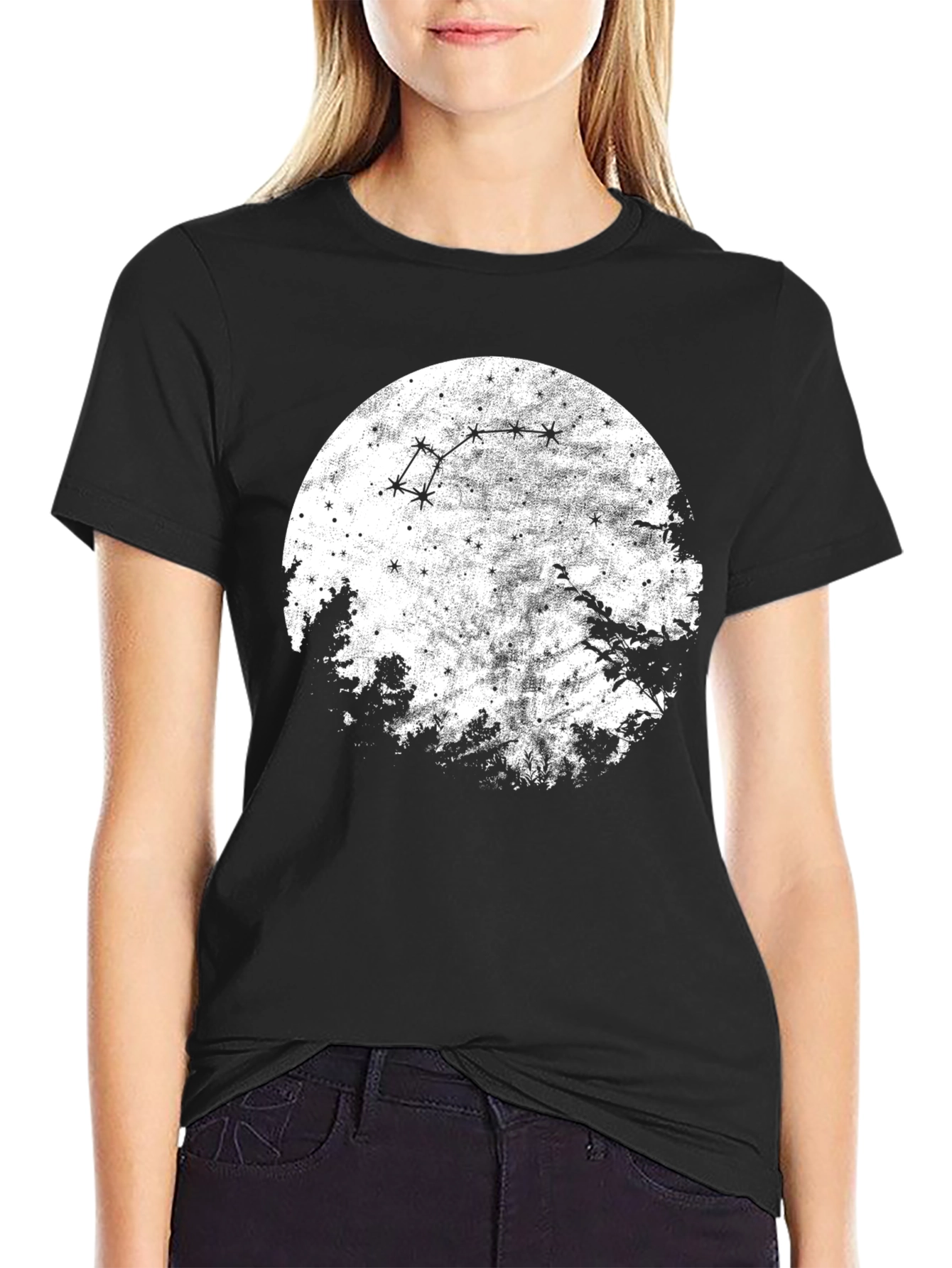 Constellation Moon Graphic T-Shirt