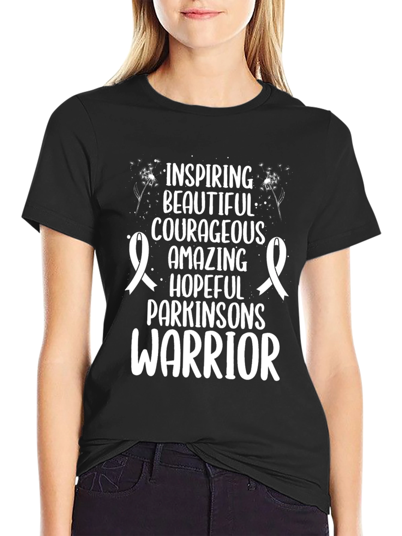 Parkinsons Warrior T-Shirt: Inspiring Beautiful Courageous