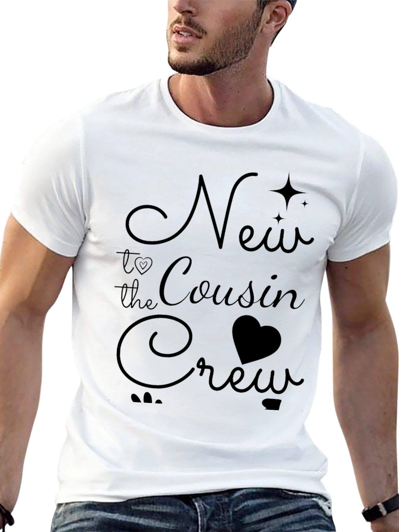 New to the Cousin Crew Black T-Shirt