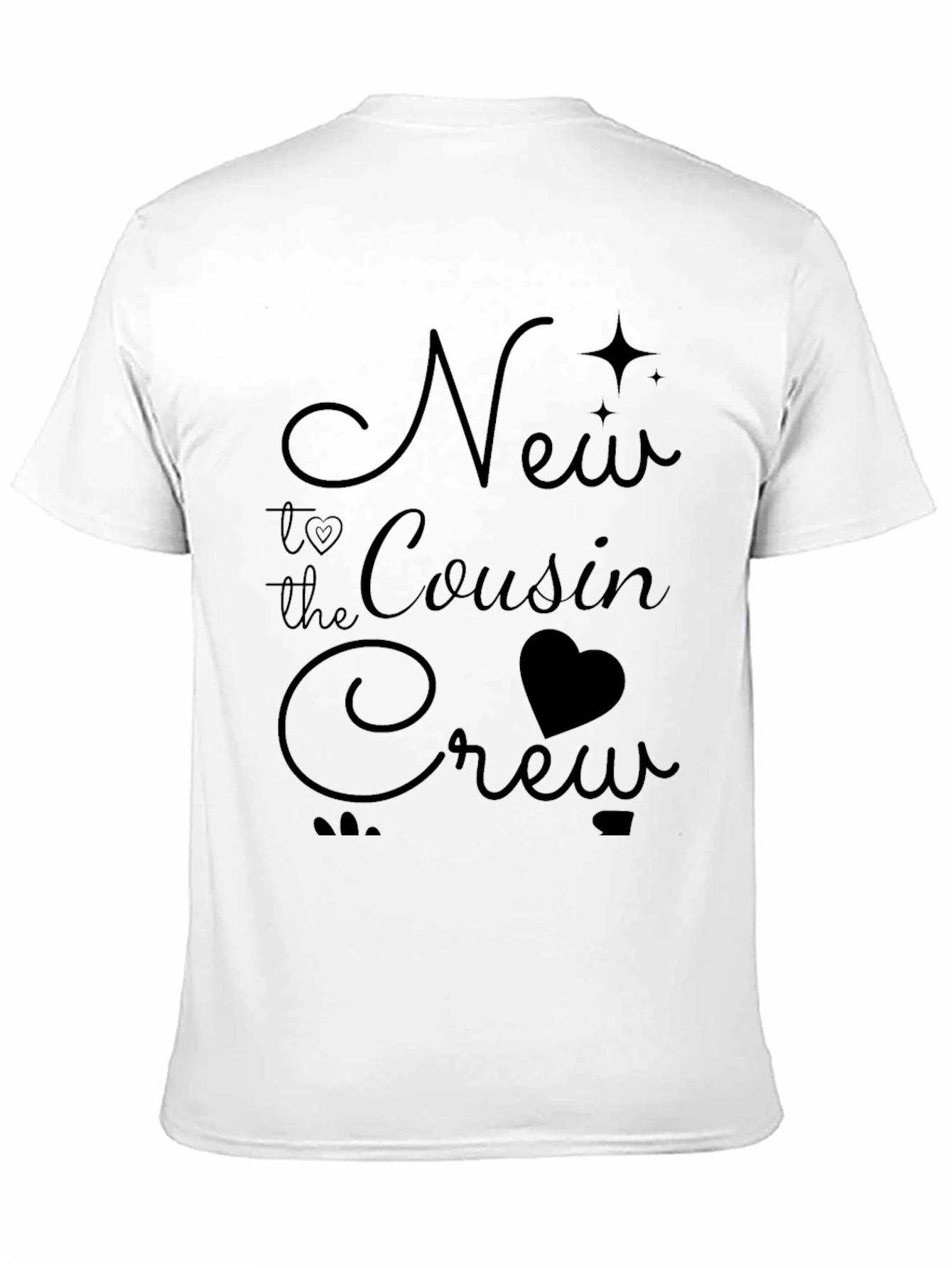 New to the Cousin Crew Black T-Shirt