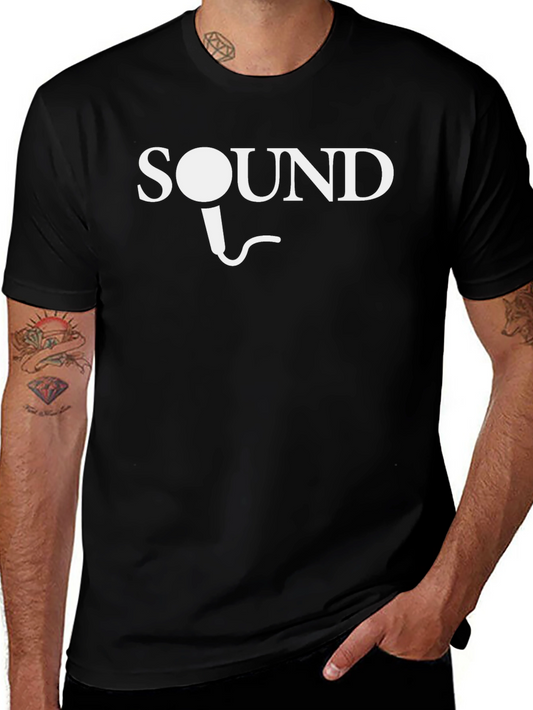 Sound Engineer T-Shirt - Microphone Graphic
