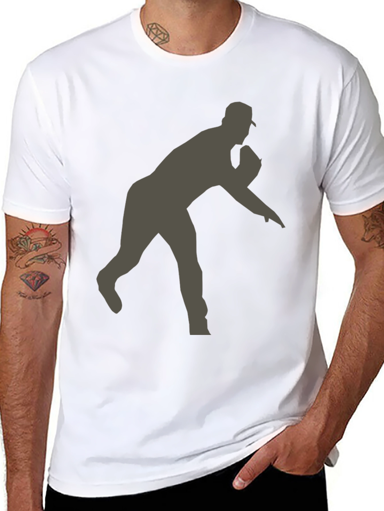 Baseball Pitcher Graphic Tee