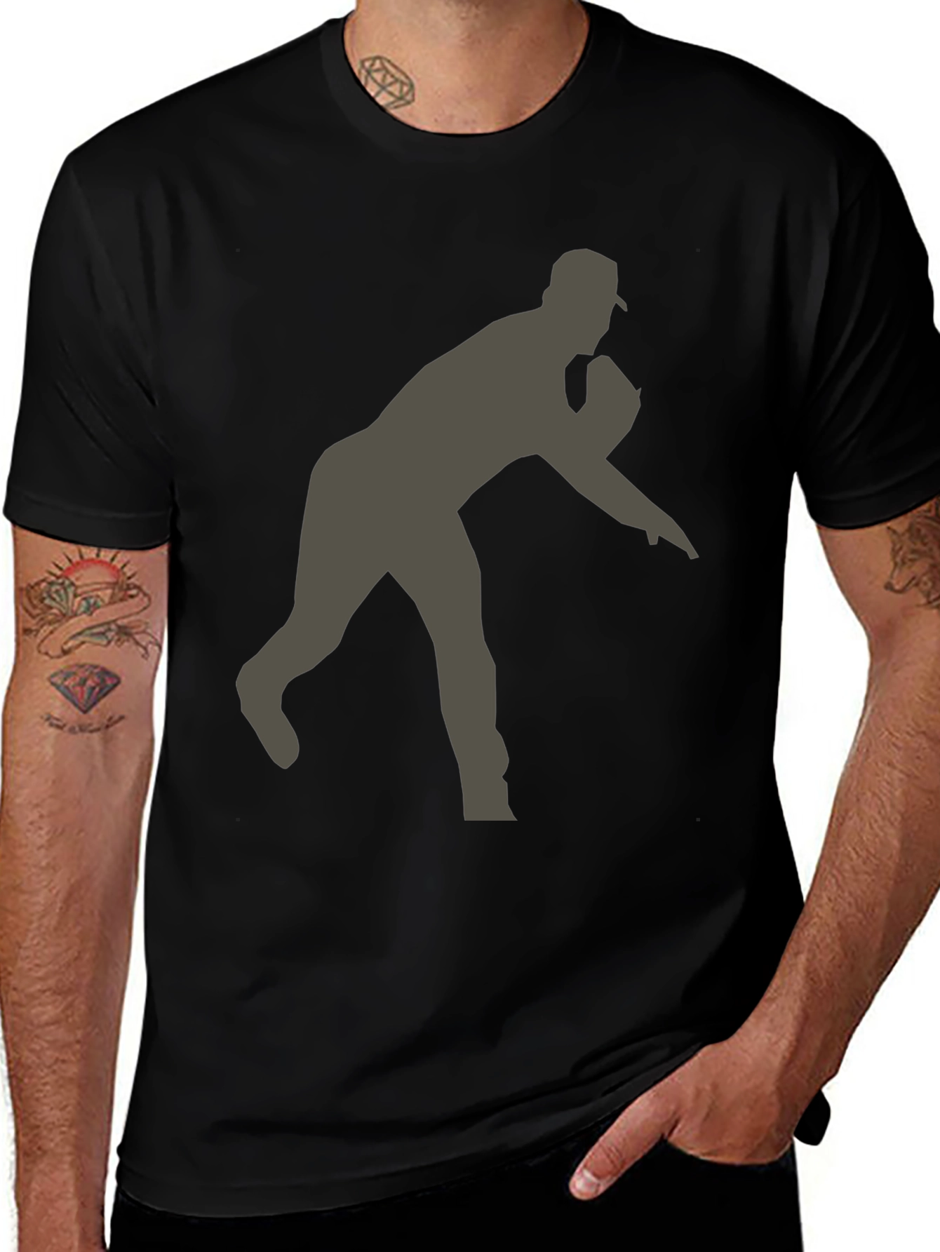 Baseball Pitcher Graphic Tee