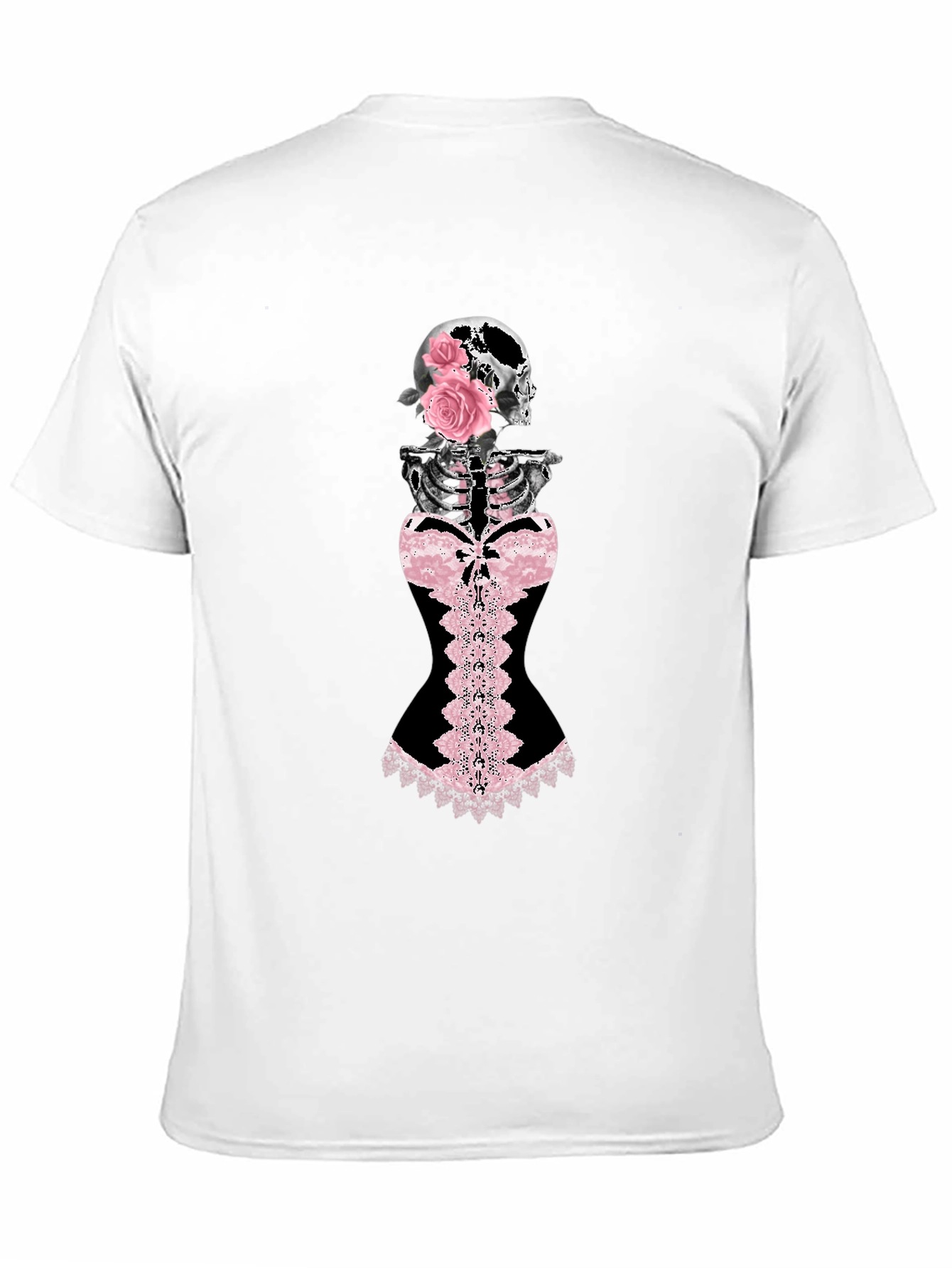 Skull & Roses Corset Graphic Tee