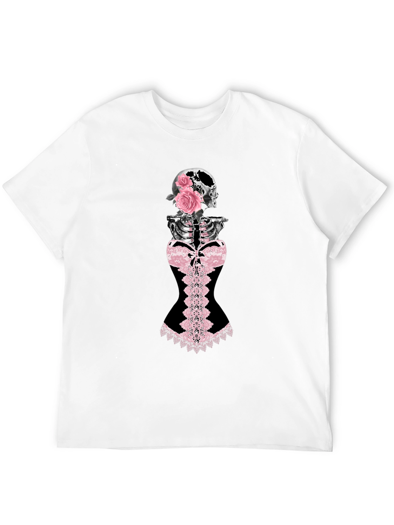 Skull & Roses Corset Graphic Tee