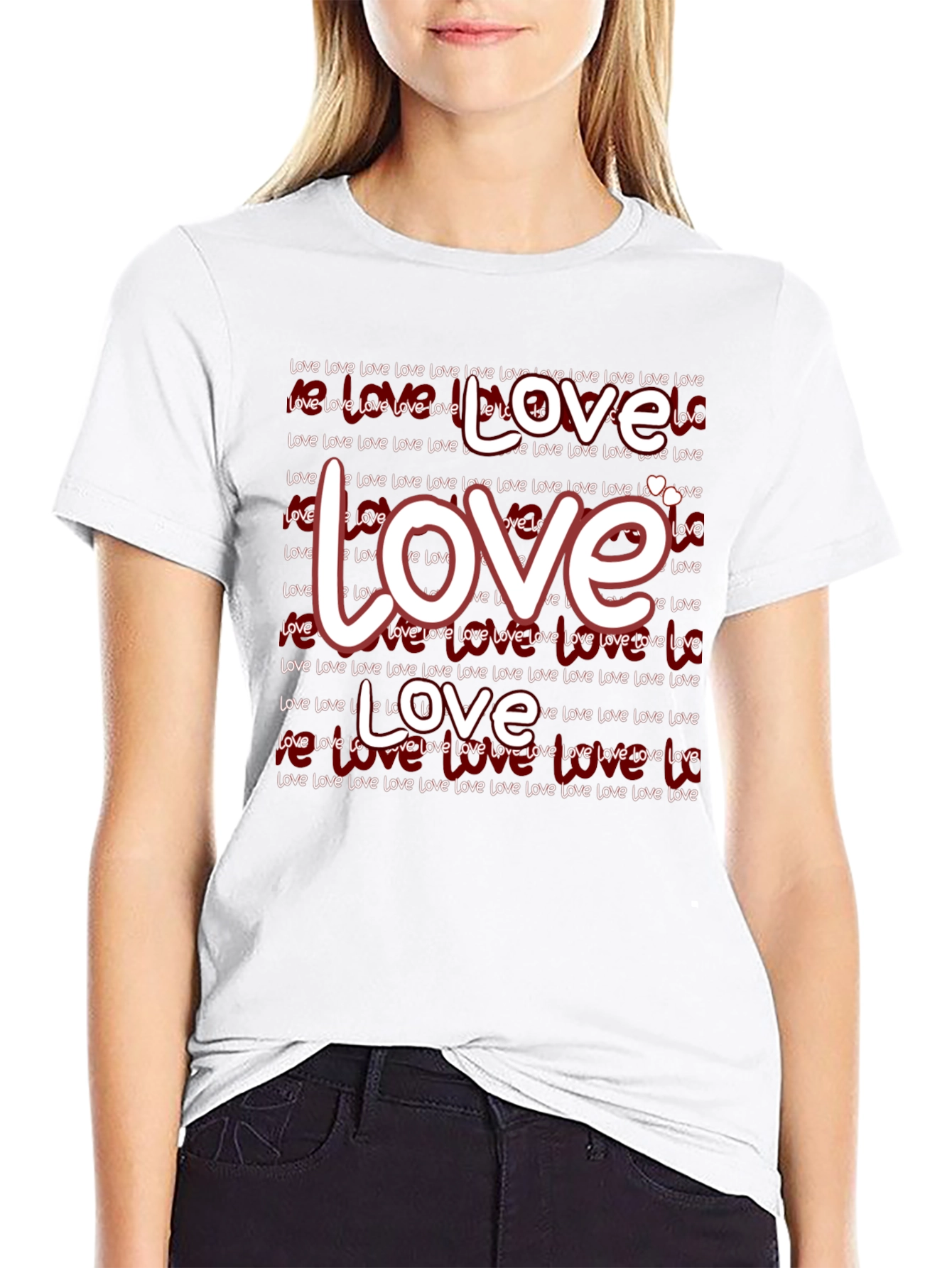 Love Graphic Print T-Shirt