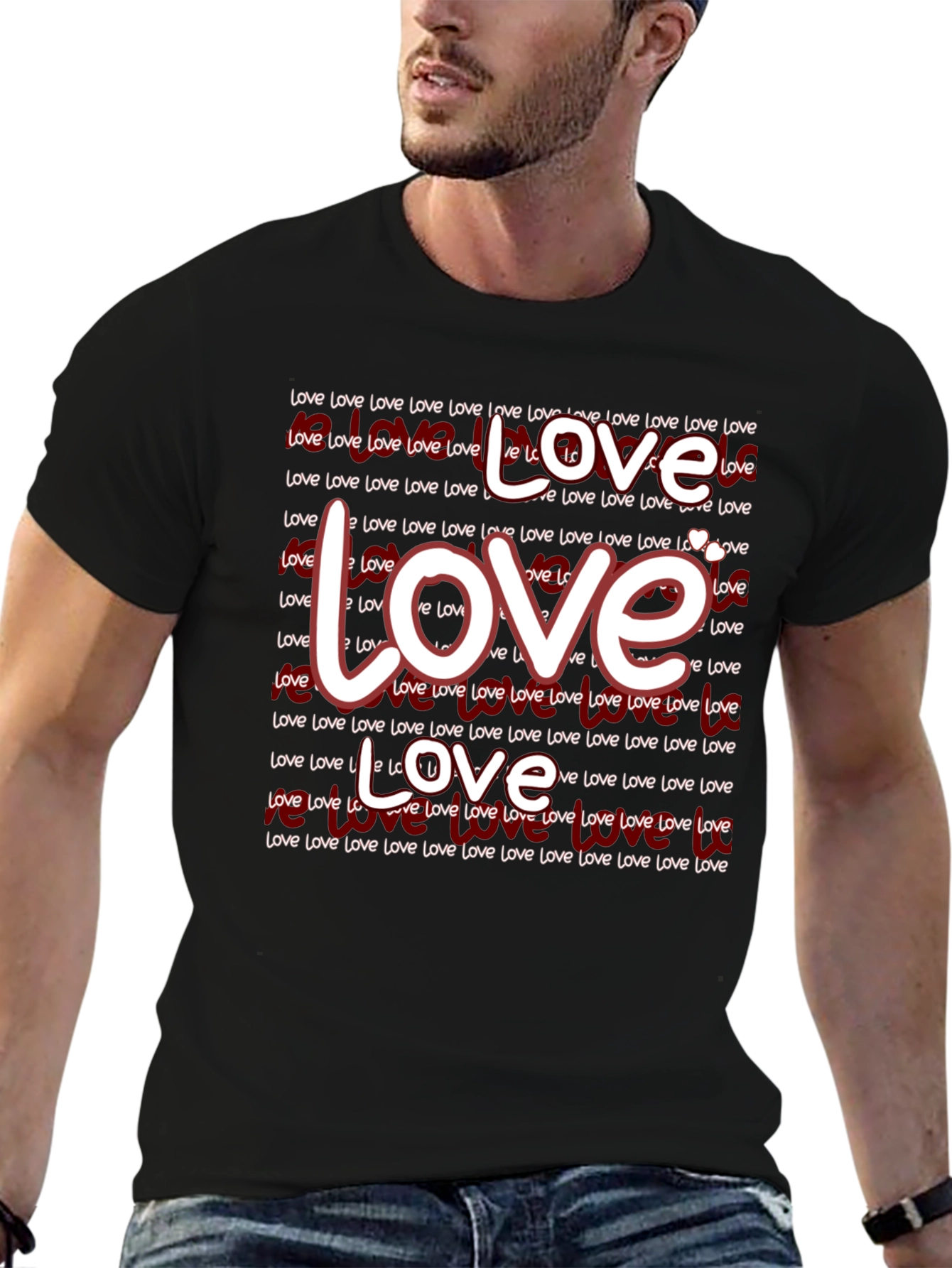 Love Graphic Print T-Shirt