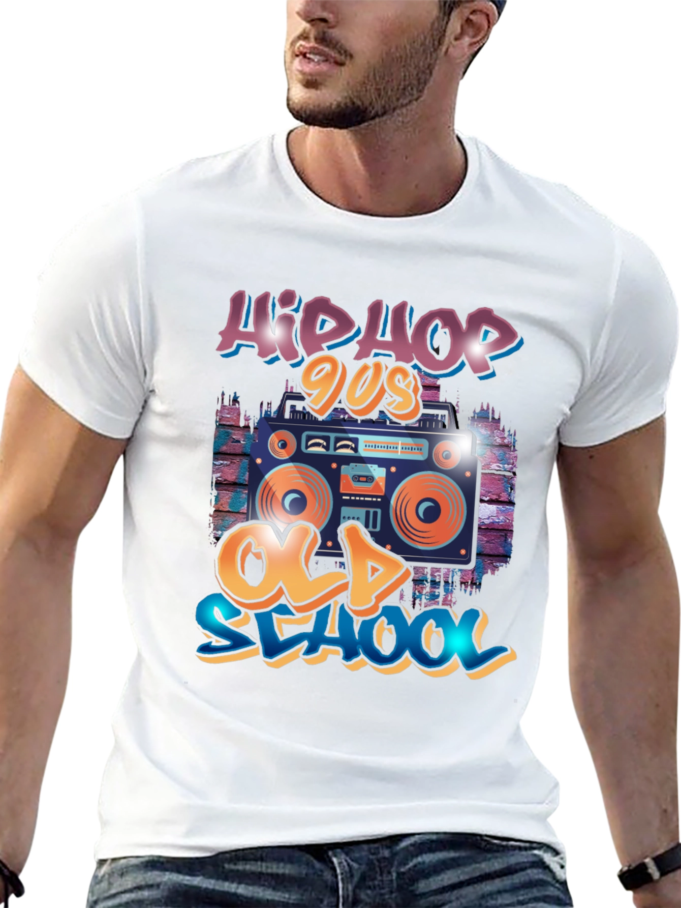 Hip Hop 90s Old School Graphic T-Shirt