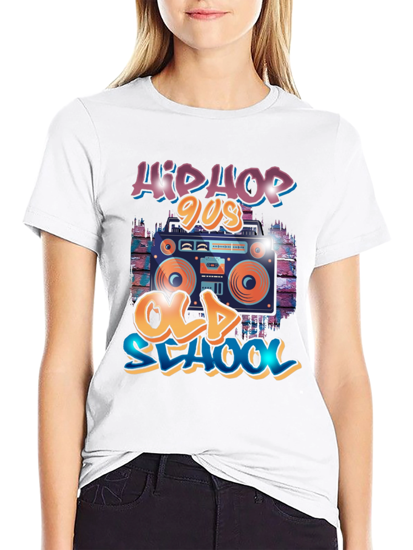 Hip Hop 90s Old School Graphic T-Shirt