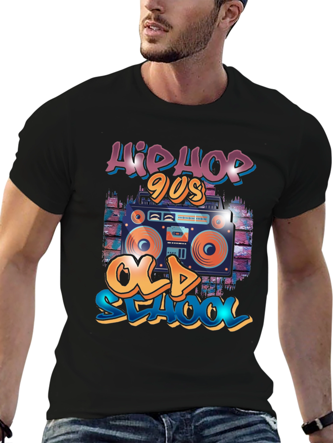 Hip Hop 90s Old School Graphic T-Shirt