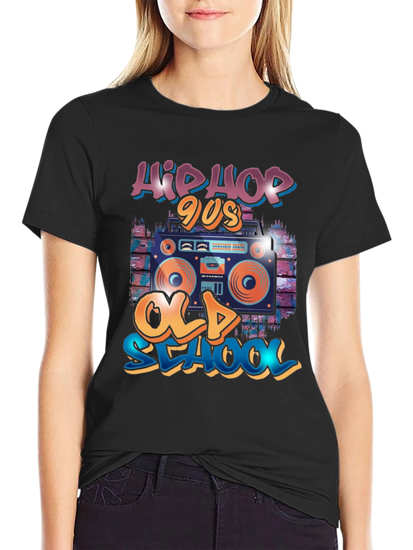 Hip Hop 90s Old School Graphic T-Shirt
