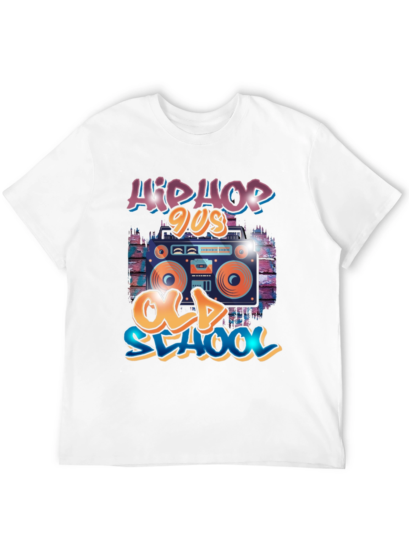 Hip Hop 90s Old School Graphic T-Shirt