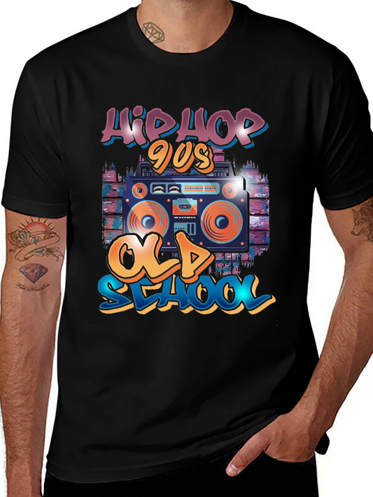 Hip Hop 90s Old School Graphic T-Shirt