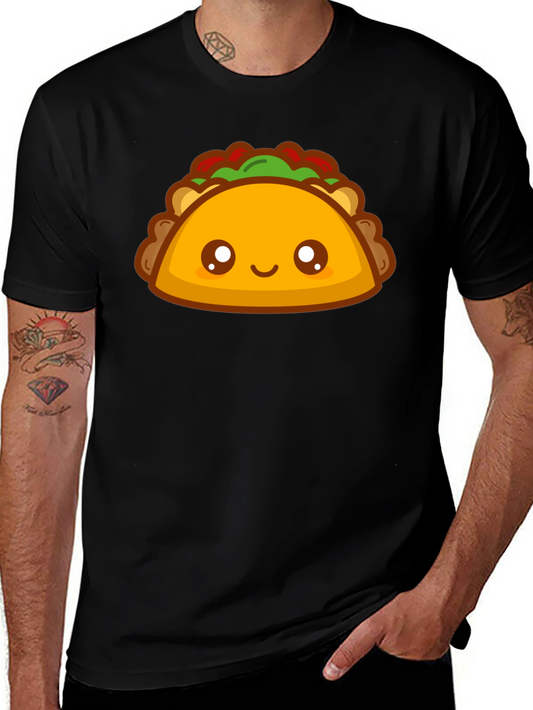 Cute Taco Graphic Tee - Food Lovers T-Shirt