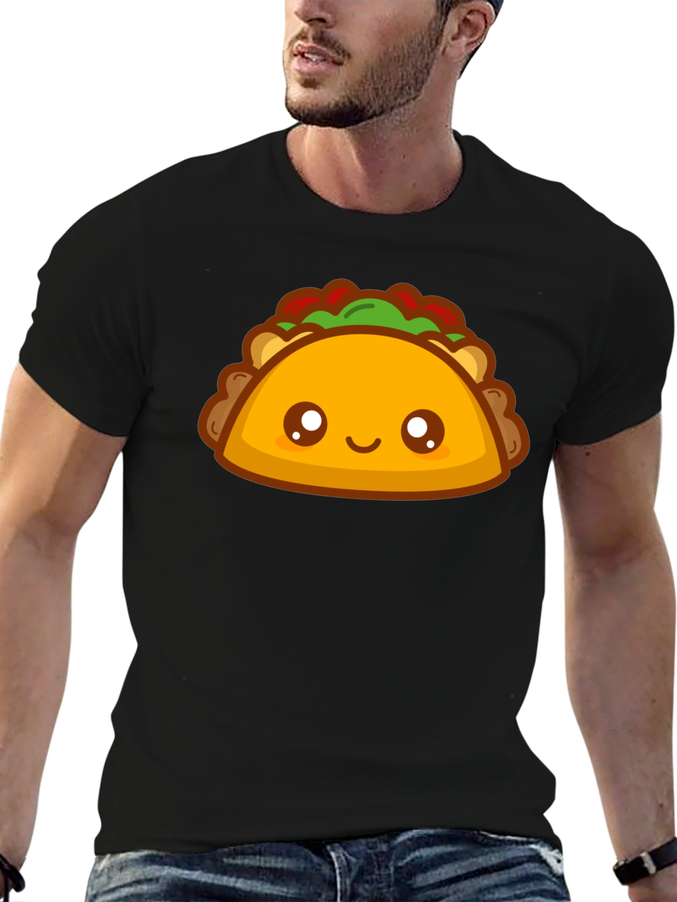 Cute Taco Graphic Tee - Food Lovers T-Shirt