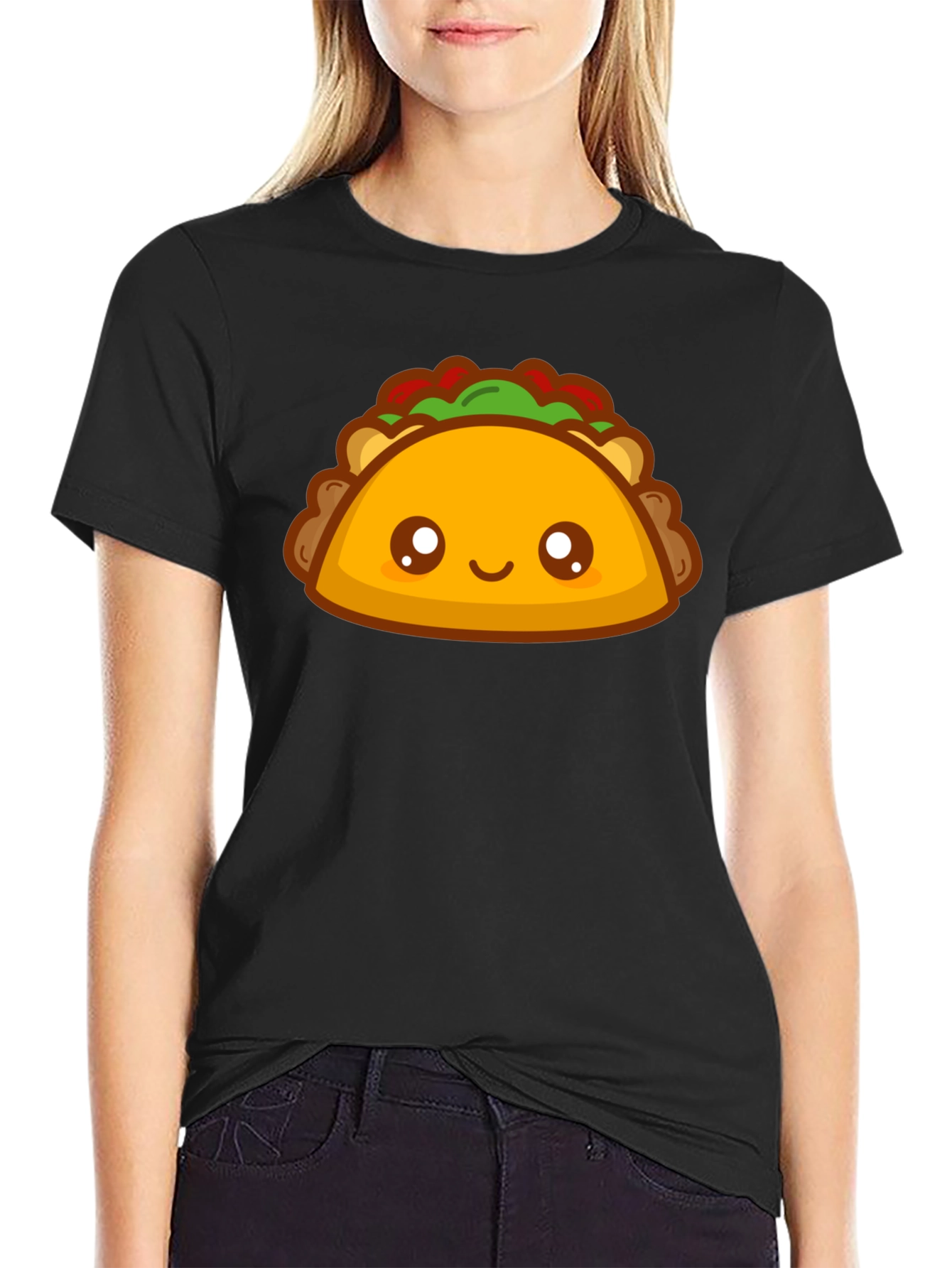 Cute Taco Graphic Tee - Food Lovers T-Shirt