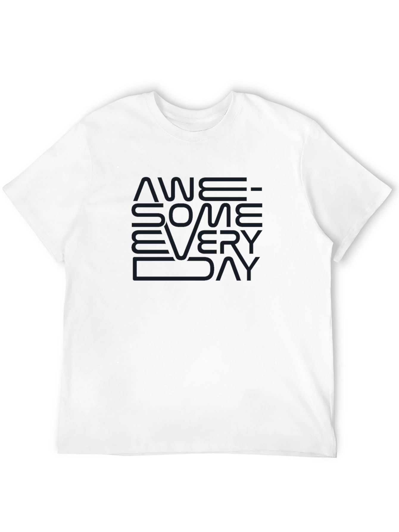 Awesome Everyday Black Graphic Tee