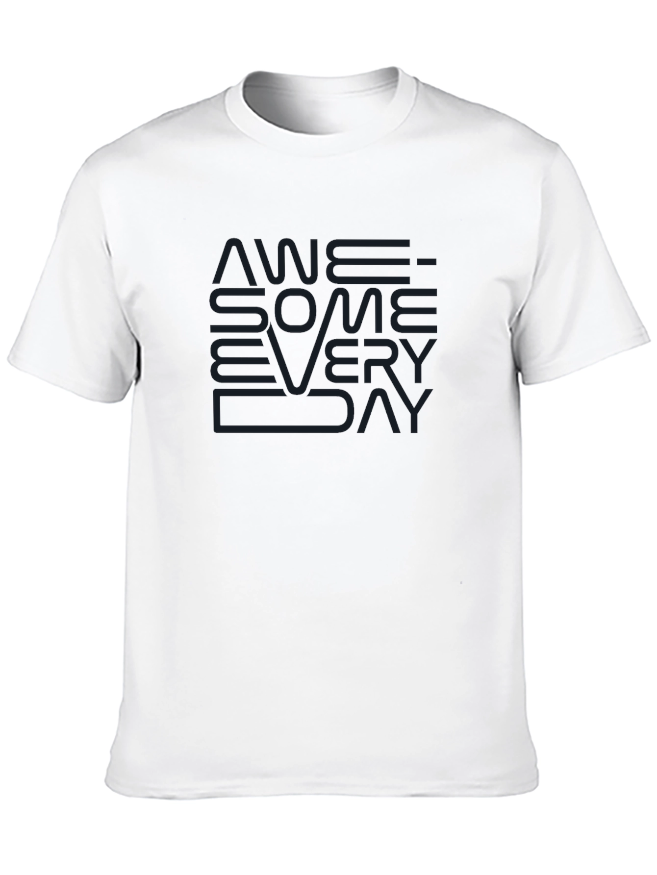 Awesome Everyday Black Graphic Tee
