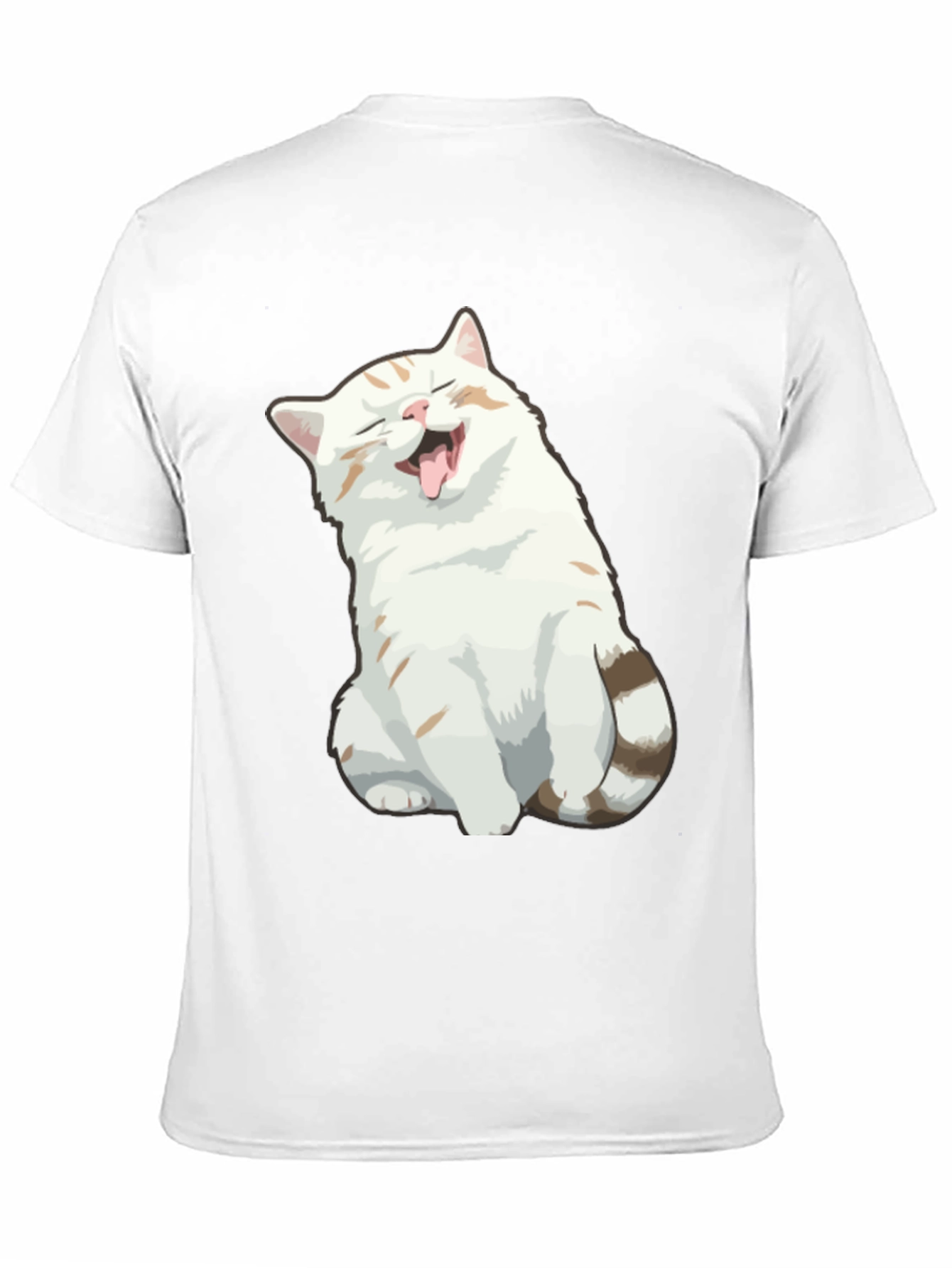 Funny Cat Graphic Tee - Black T-Shirt
