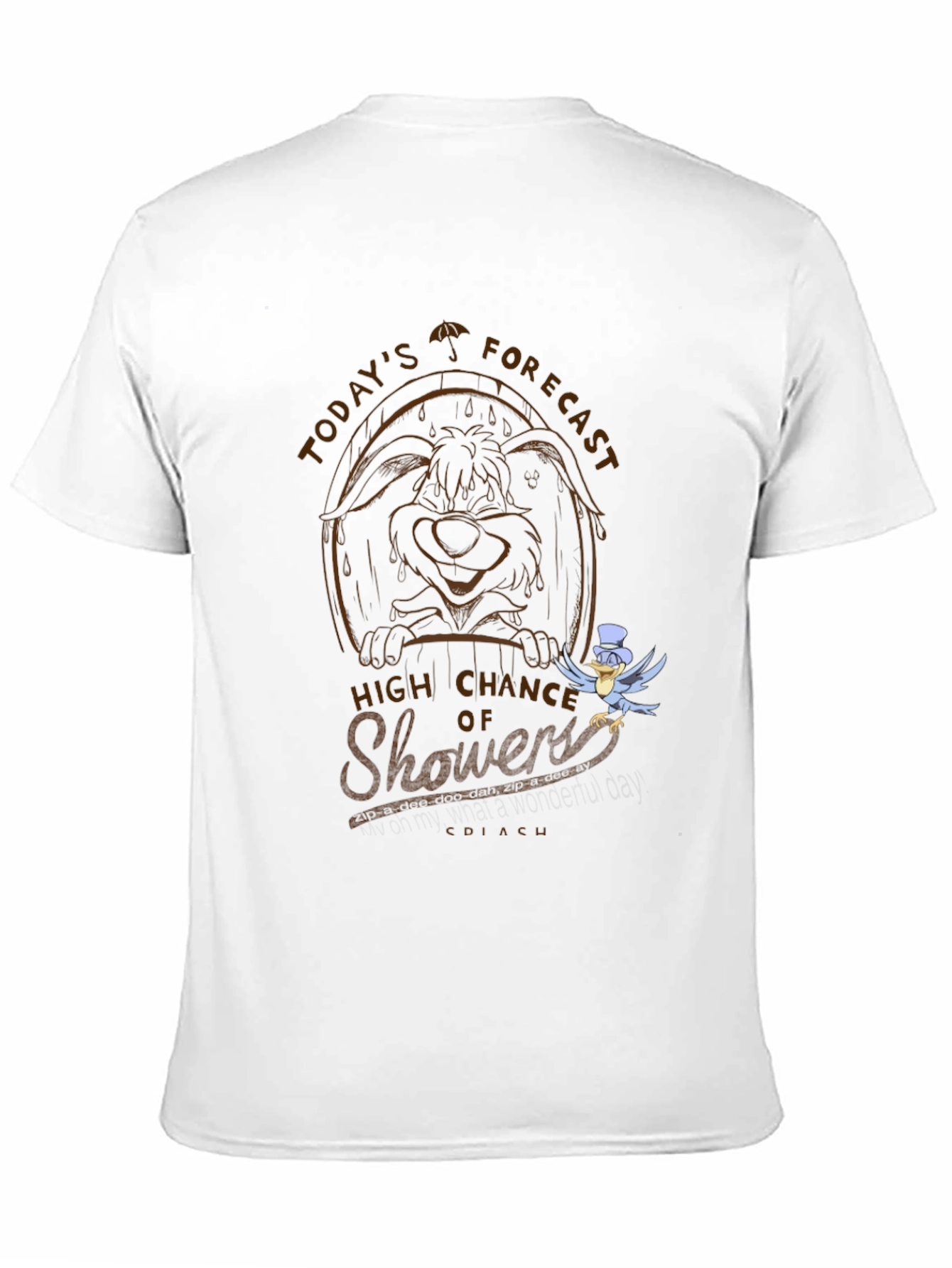 Wile E. Coyote Showers Graphic T-Shirt