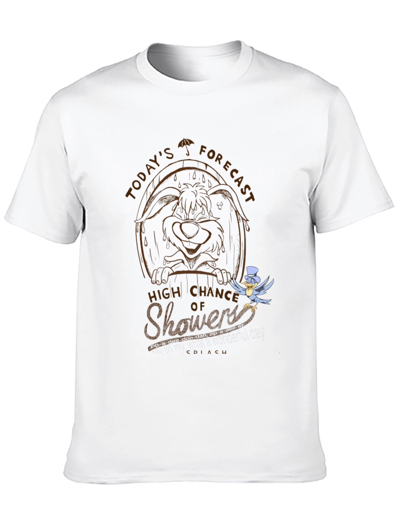 Wile E. Coyote Showers Graphic T-Shirt