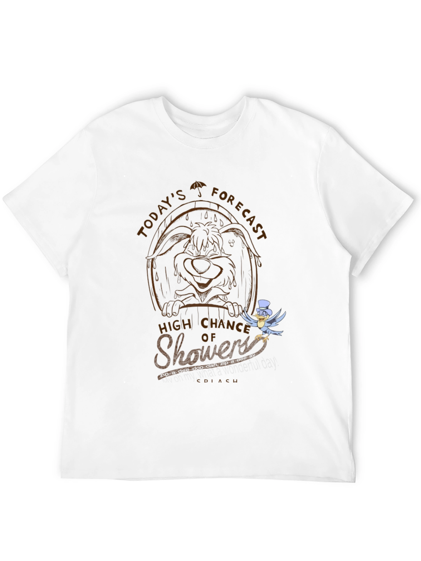 Wile E. Coyote Showers Graphic T-Shirt