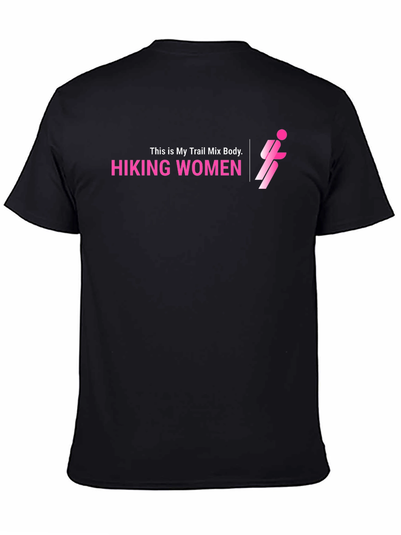 Hiking Women Trail Mix Body Black T-Shirt