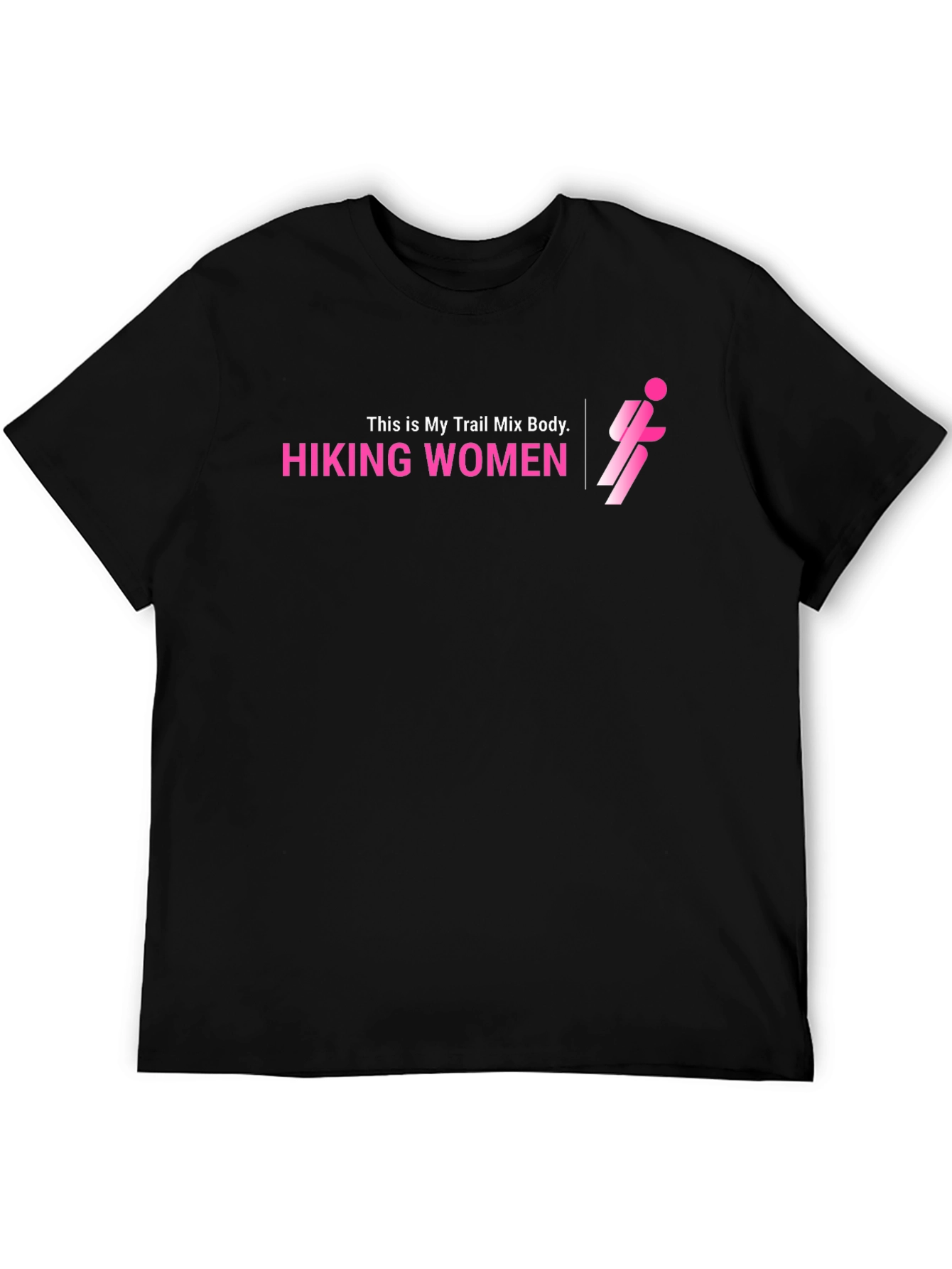 Hiking Women Trail Mix Body Black T-Shirt