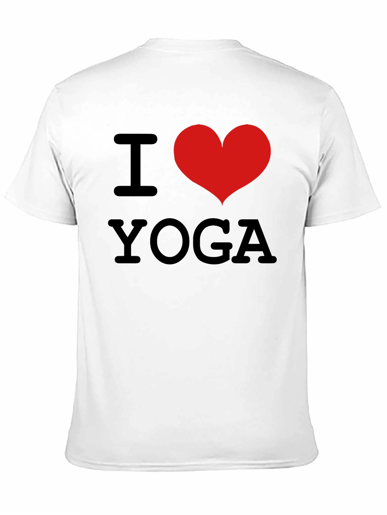 I Heart Yoga Black T-Shirt