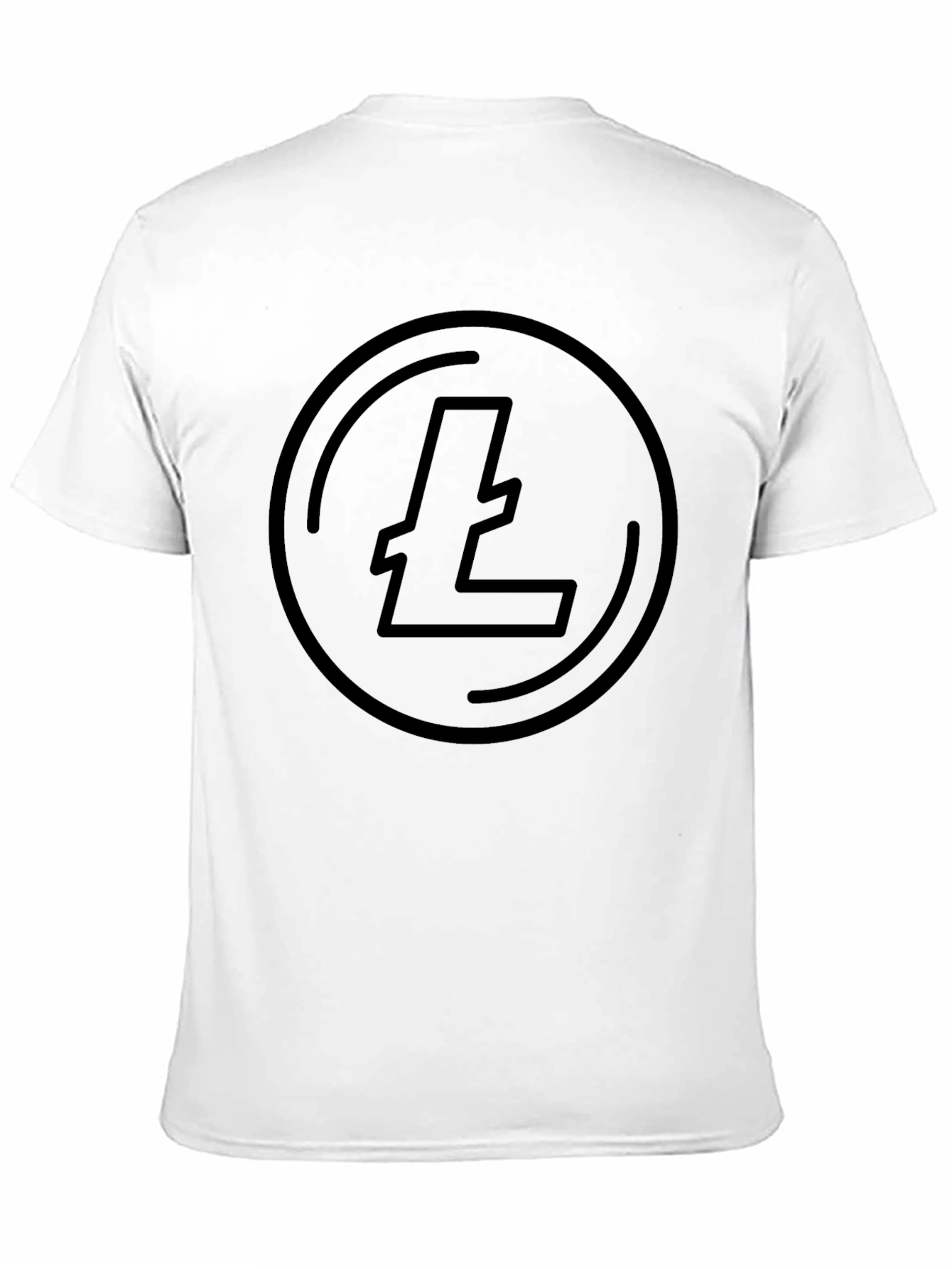 Litecoin Crypto Tee - Mens Black T-Shirt
