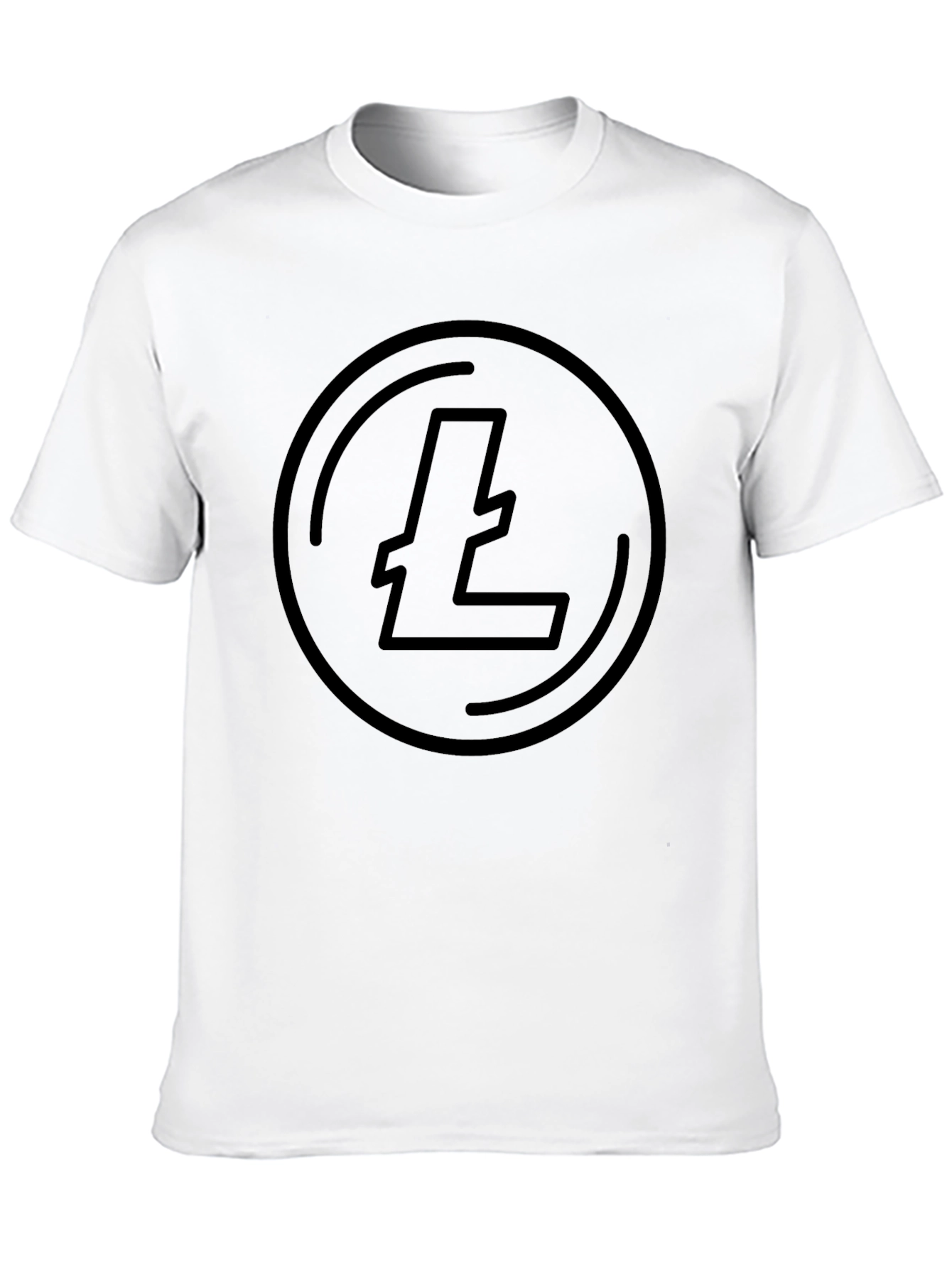 Litecoin Crypto Tee - Mens Black T-Shirt