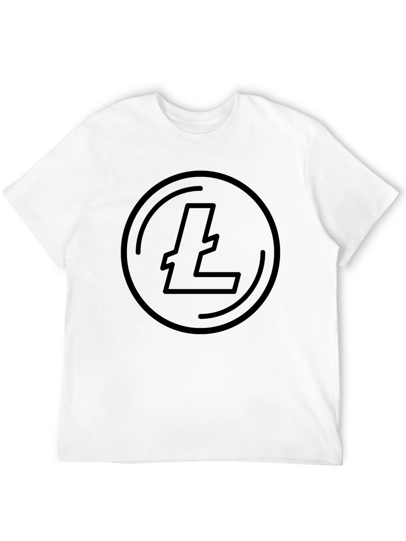 Litecoin Crypto Tee - Mens Black T-Shirt