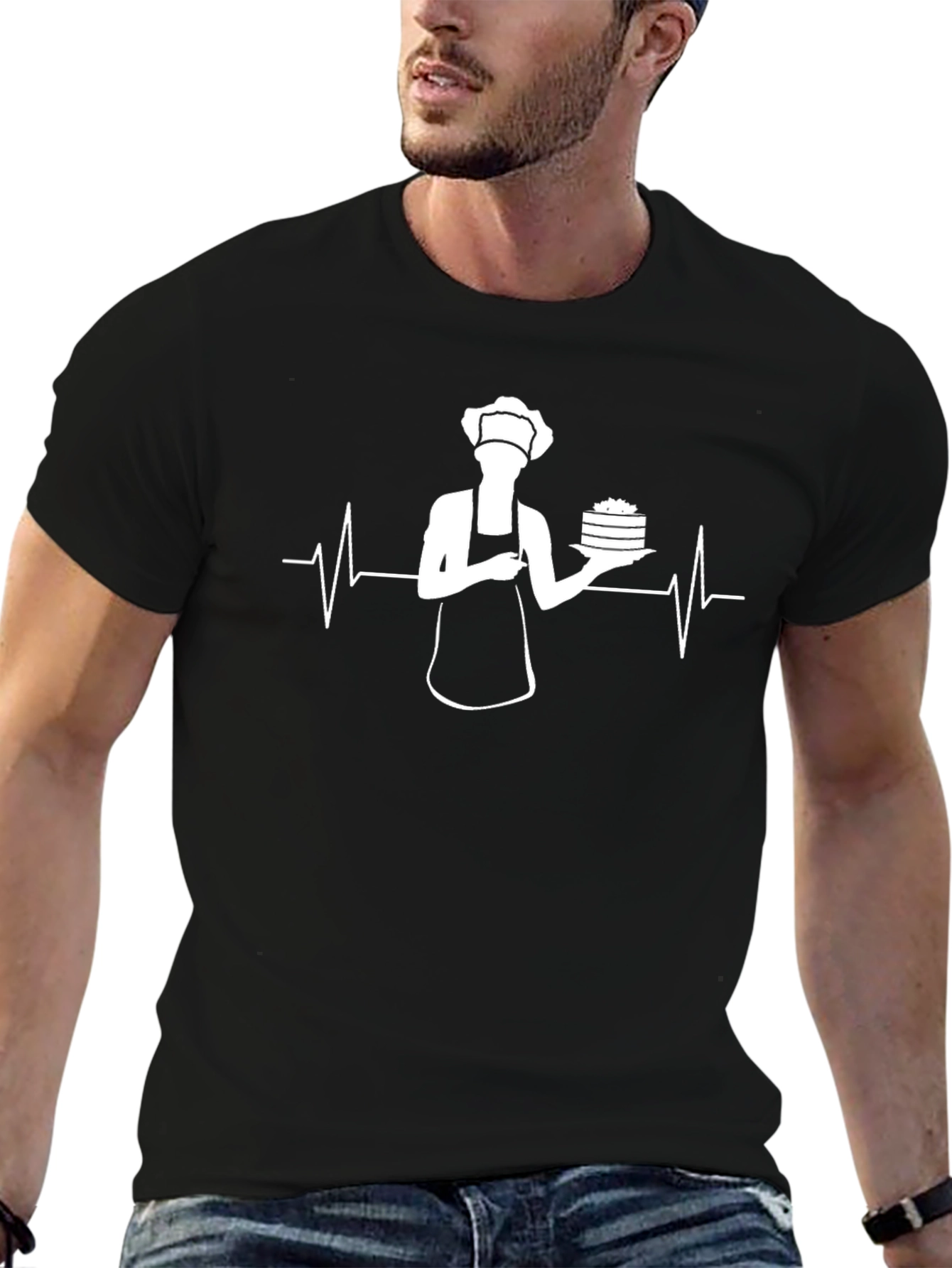 Chef Heartbeat T-Shirt - Culinary Passion