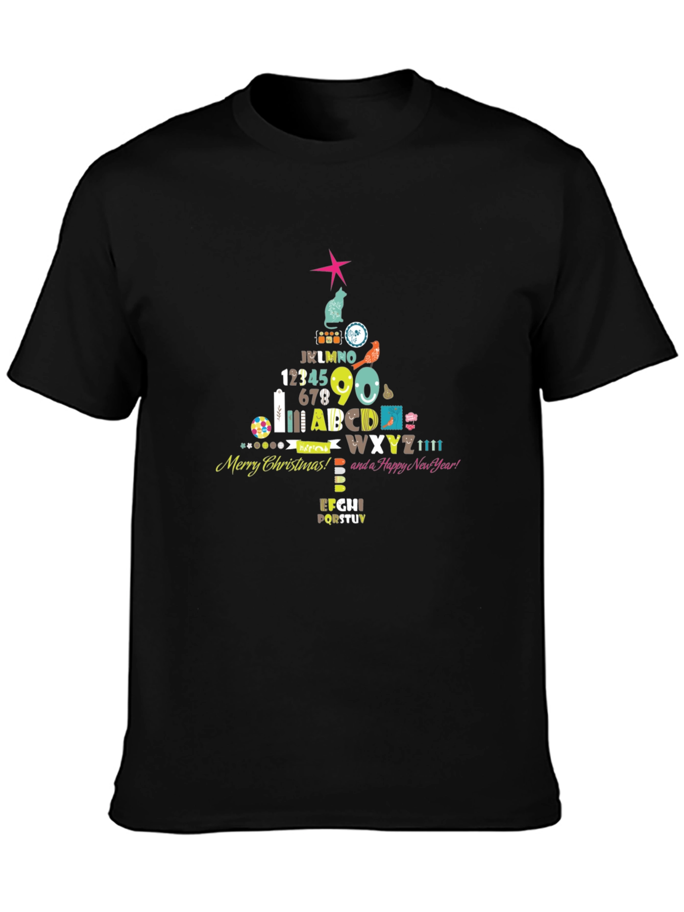Festive Christmas Tree Graphic Tee