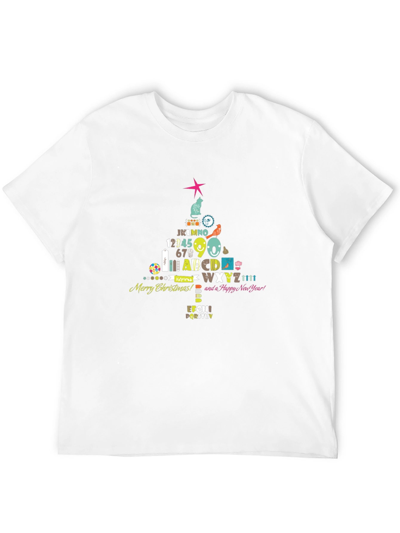 Festive Christmas Tree Graphic Tee