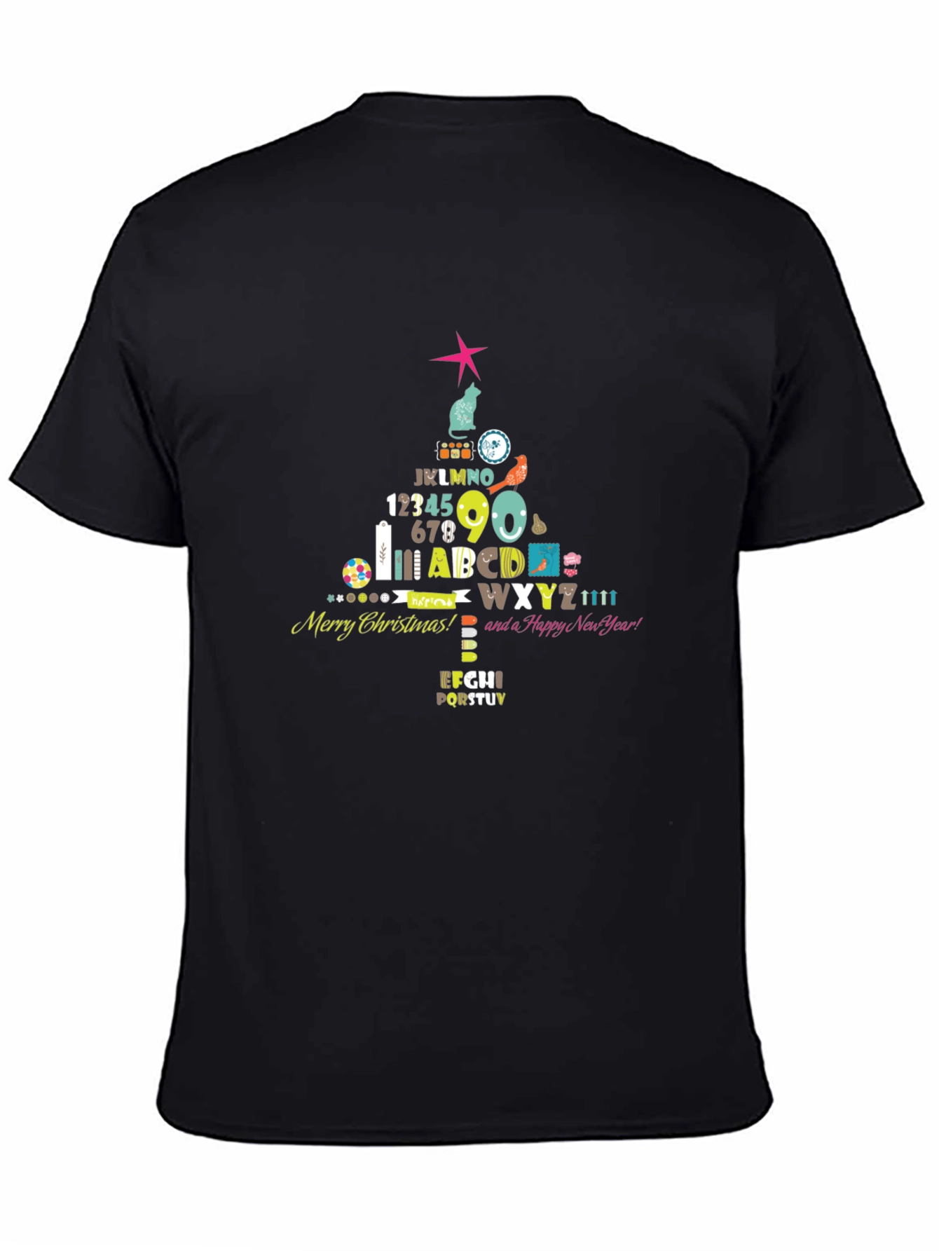 Festive Christmas Tree Graphic Tee