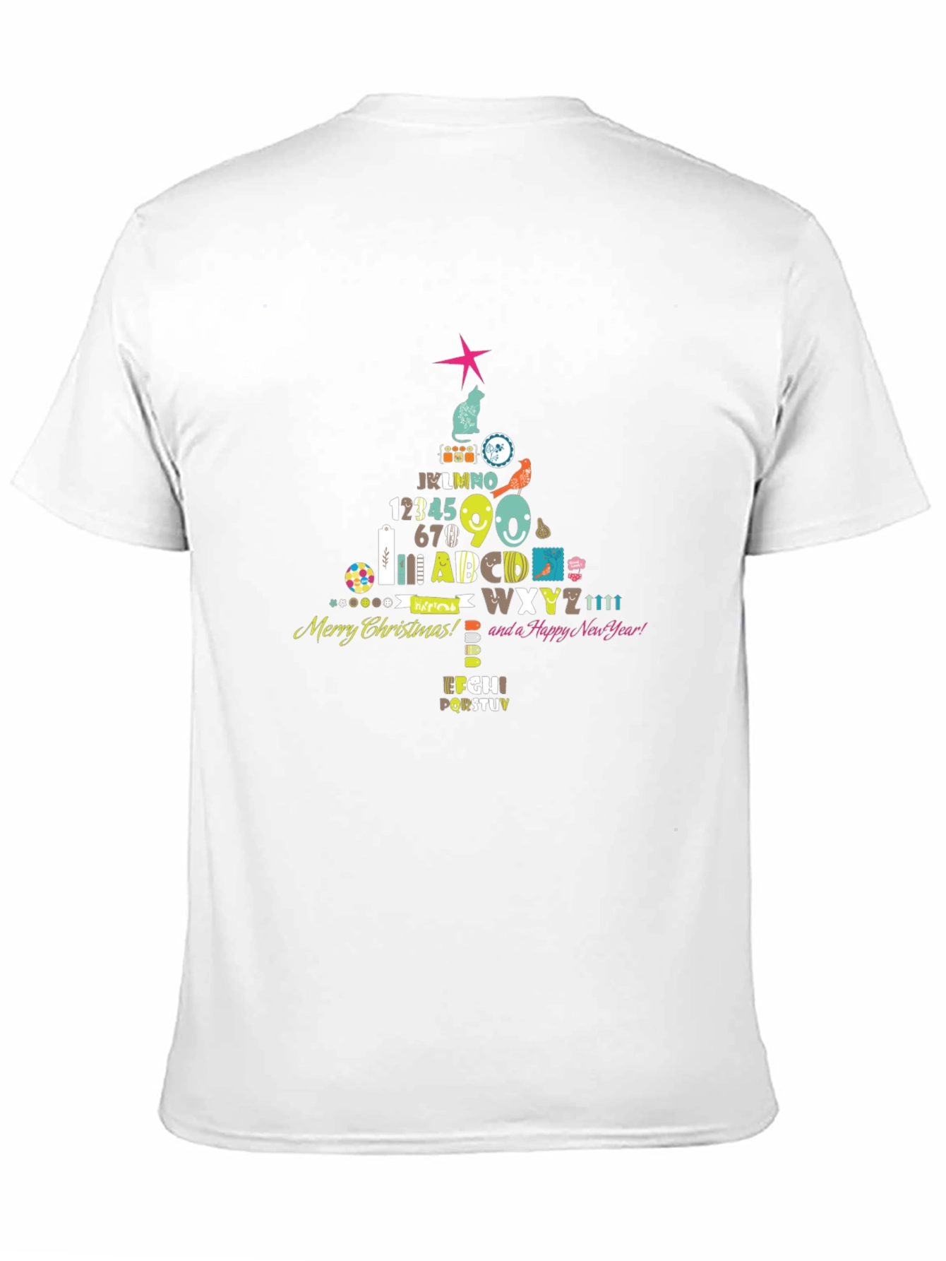Festive Christmas Tree Graphic Tee
