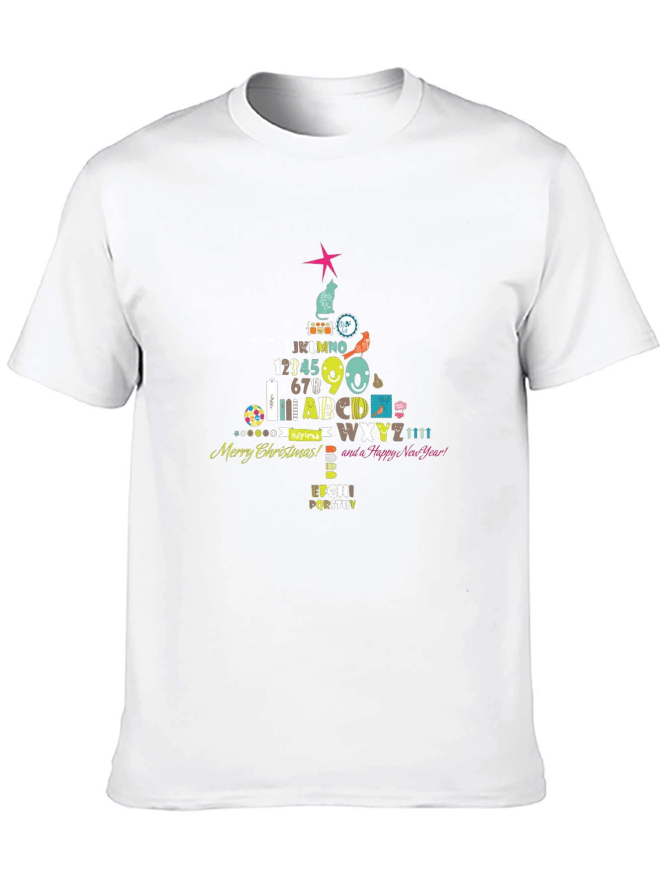 Festive Christmas Tree Graphic Tee