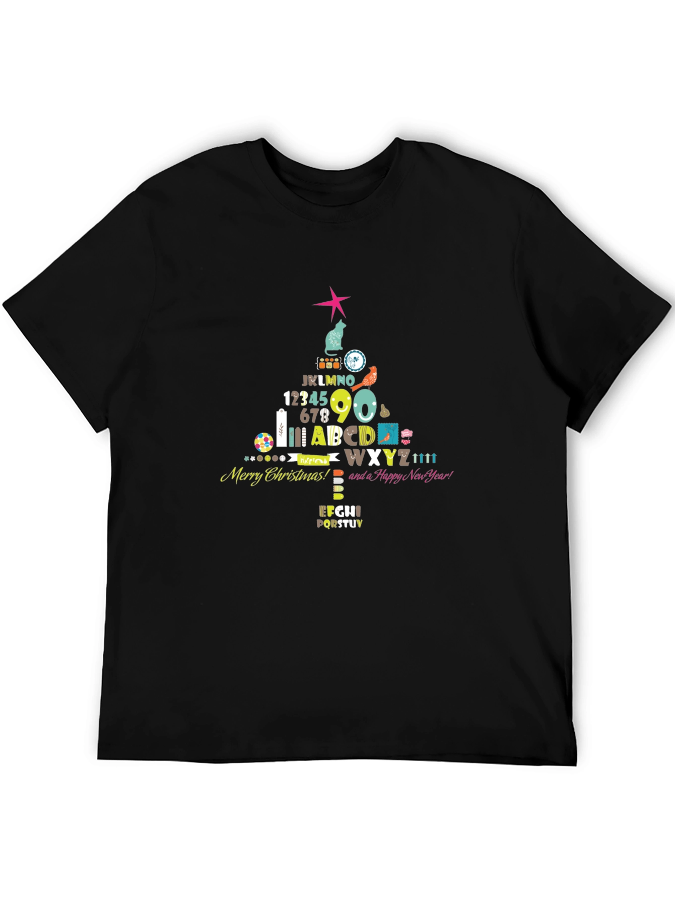 Festive Christmas Tree Graphic Tee