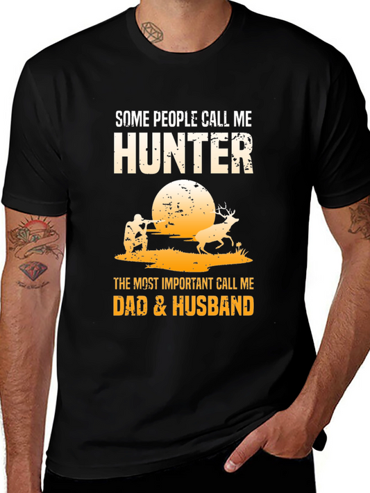 Hunter Dad & Husband Graphic T-Shirt