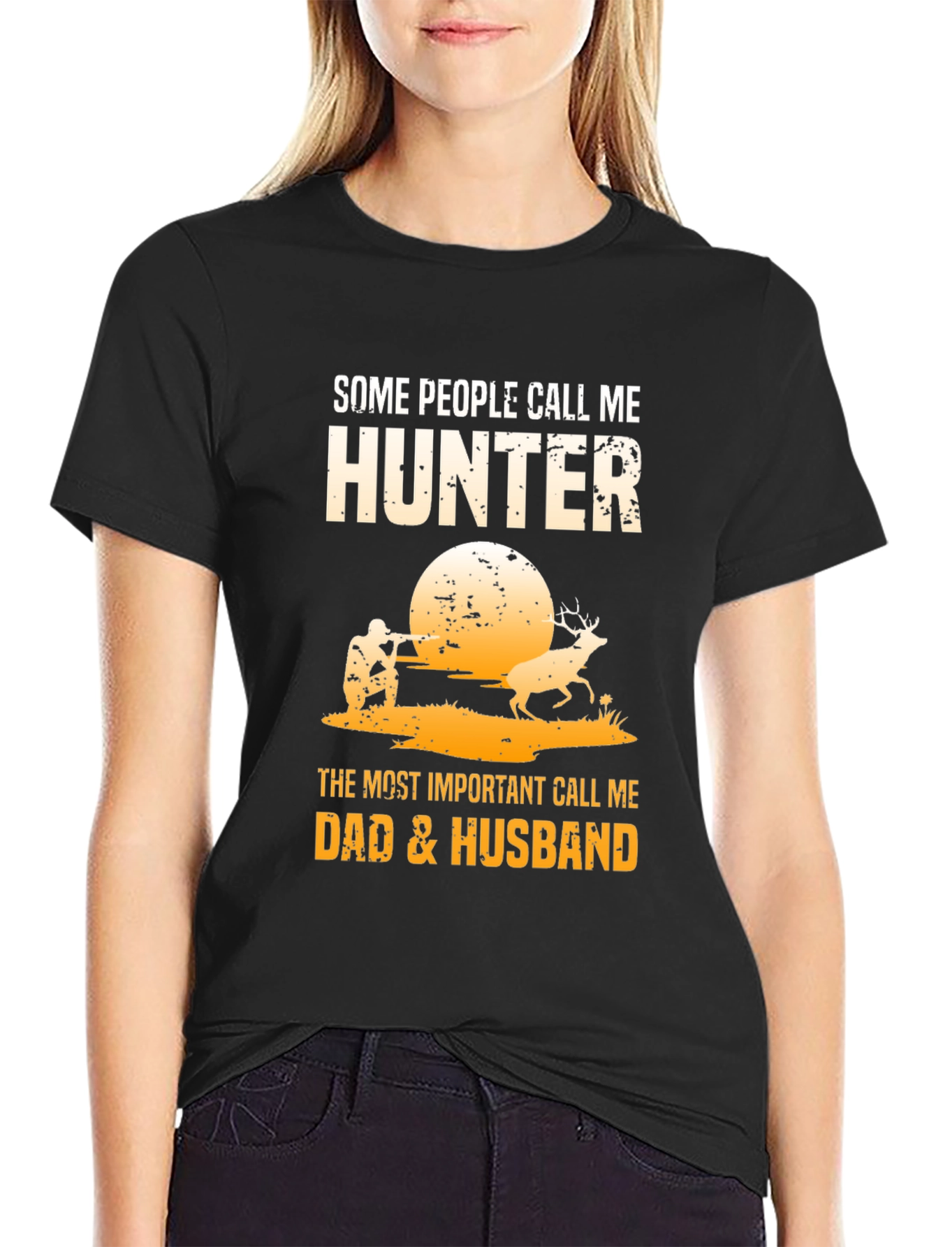 Hunter Dad & Husband Graphic T-Shirt