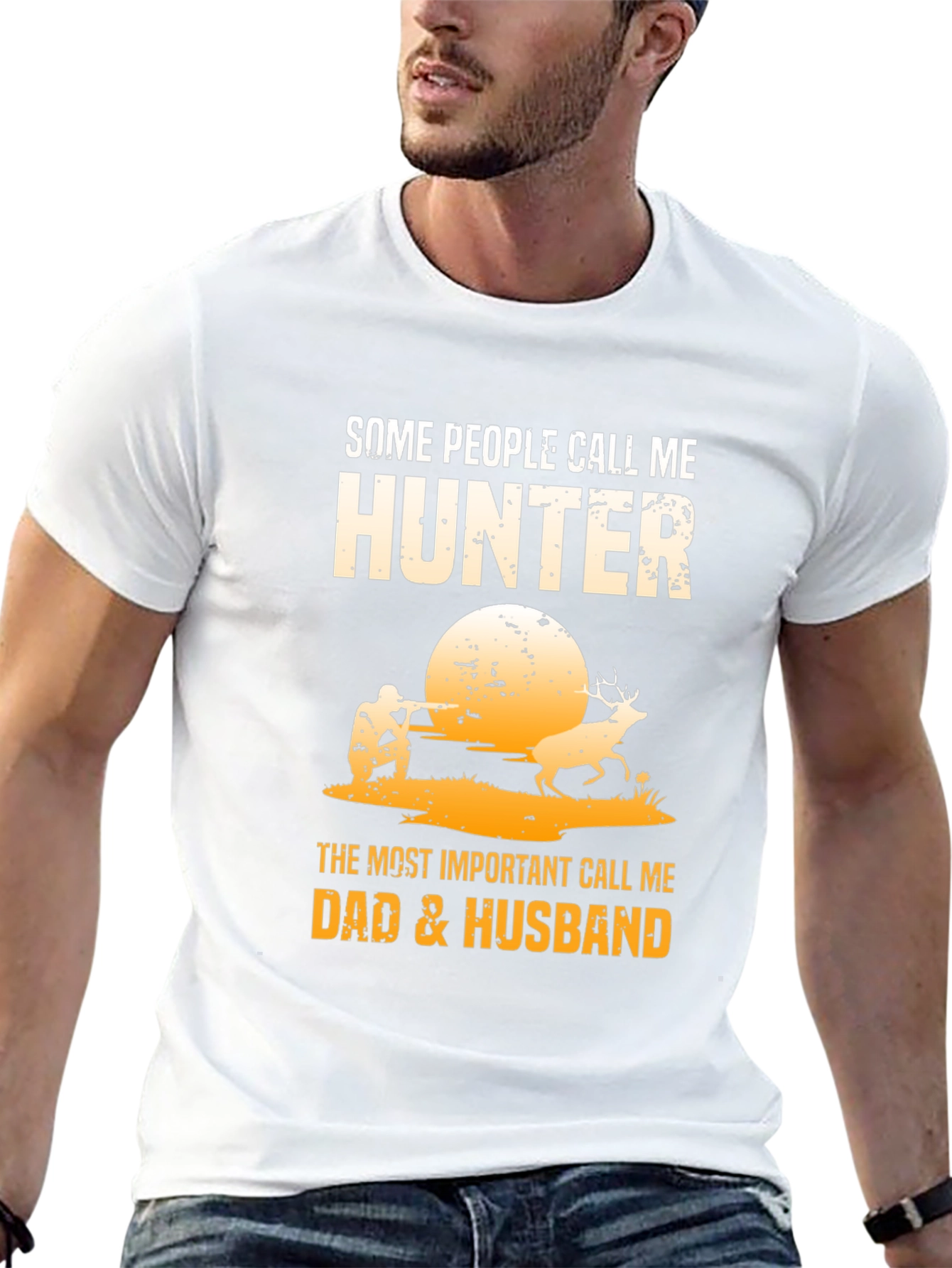 Hunter Dad & Husband Graphic T-Shirt