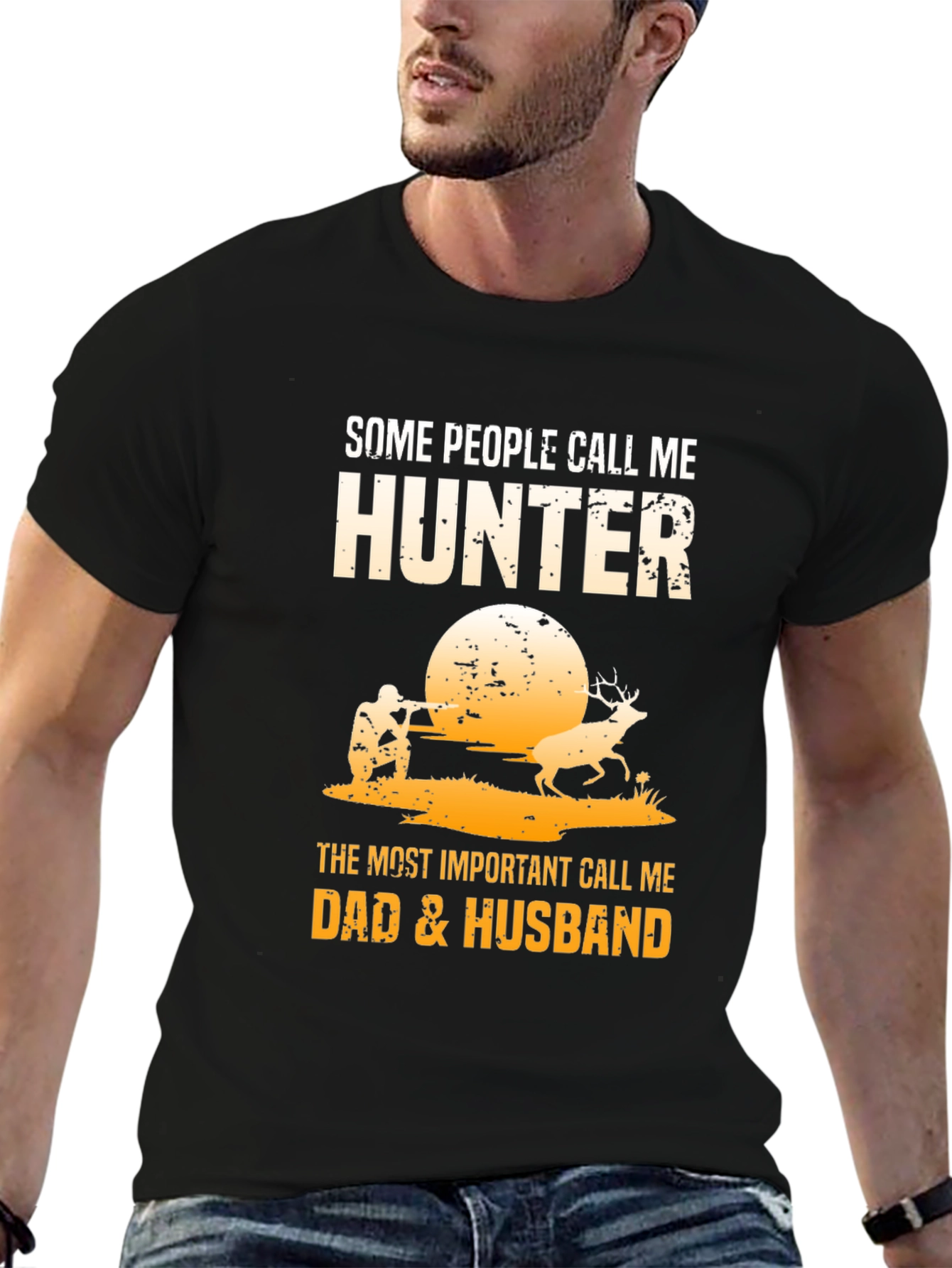 Hunter Dad & Husband Graphic T-Shirt