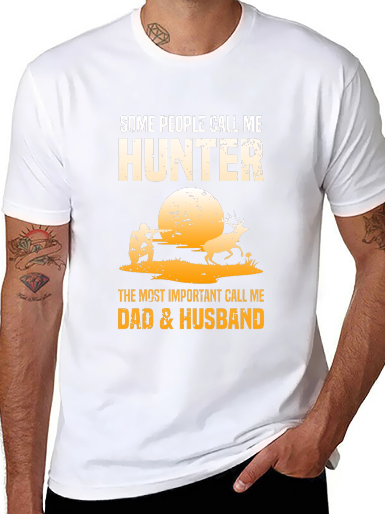 Hunter Dad & Husband Graphic T-Shirt