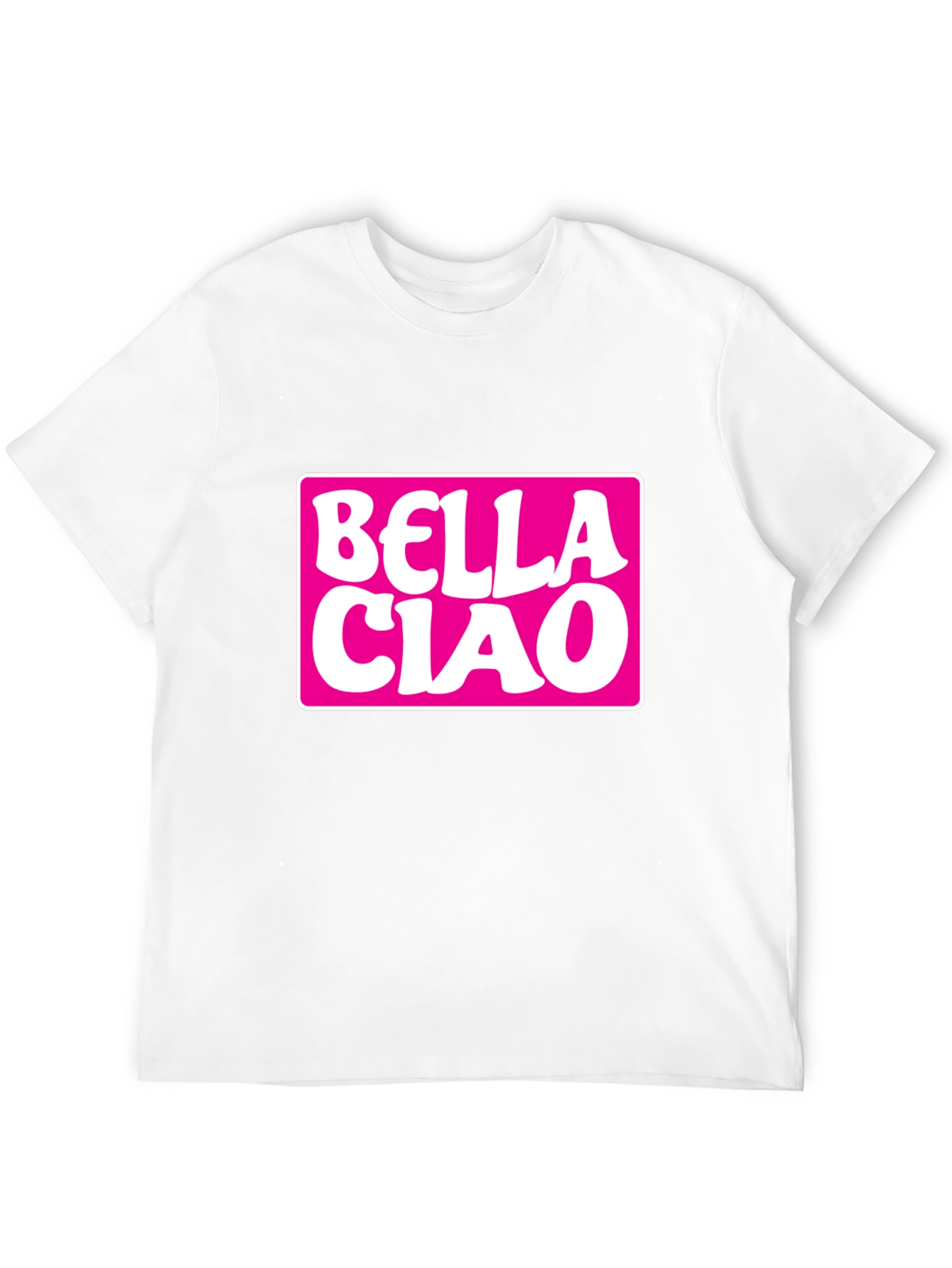 Bella Ciao Graphic Tee - Black Cotton T-Shirt