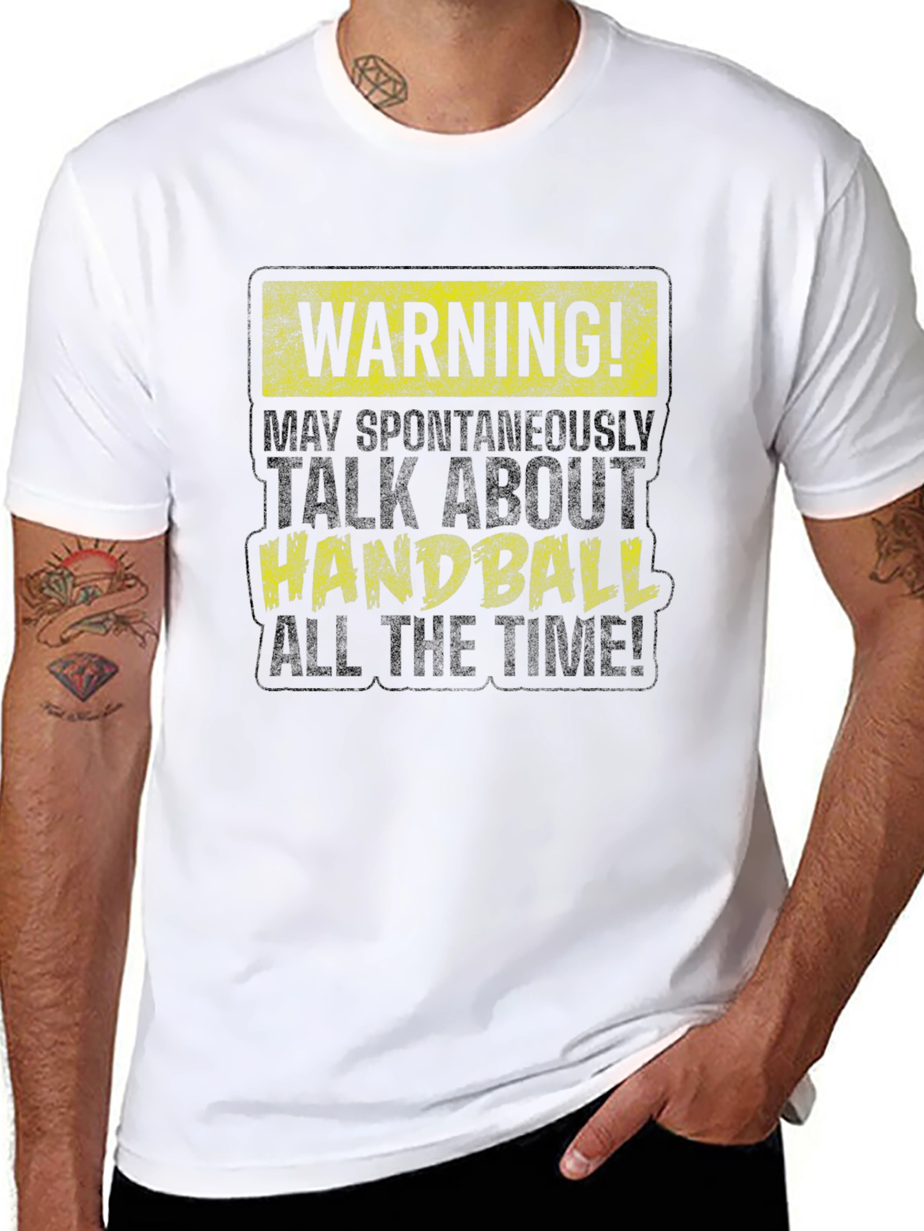 Warning Handball T-Shirt